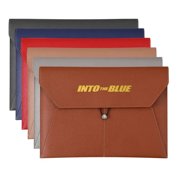 Leather Business Document Folder