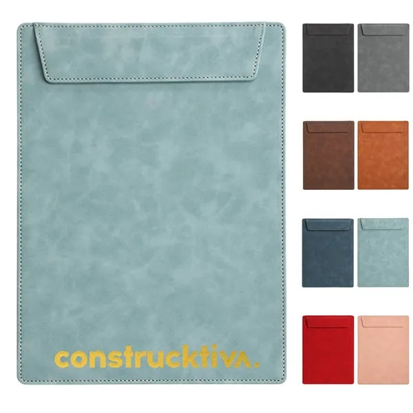 Vegan Leather A4 Writing Pad Clipboard