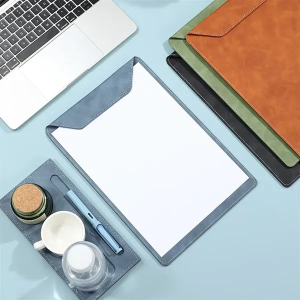 Vegan Leather Writing Clipboard Folder