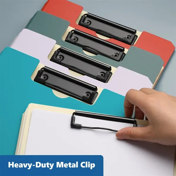 A4 Dual-Clip Folding Clipboard Folder