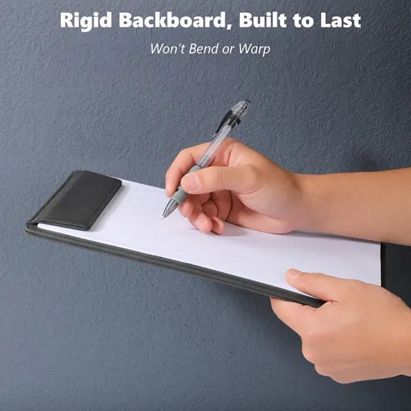 Vegan Leather A4 Writing Pad Clipboard