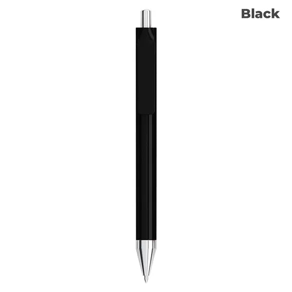 Wide-Clip Retractable Click Gel Pen