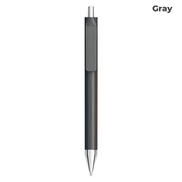 Wide-Clip Retractable Click Gel Pen