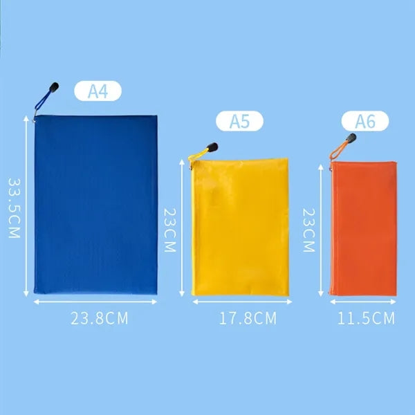A4 Oxford Zipper Document Pouch