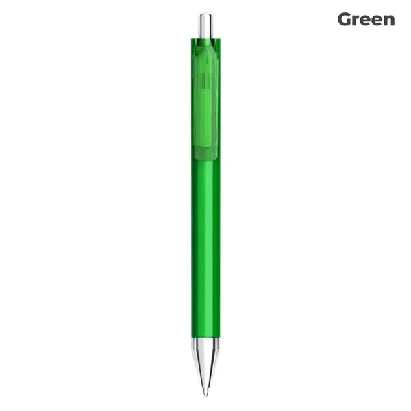 Wide-Clip Retractable Click Gel Pen
