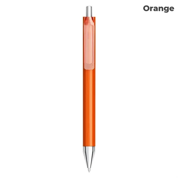 Wide-Clip Retractable Click Gel Pen