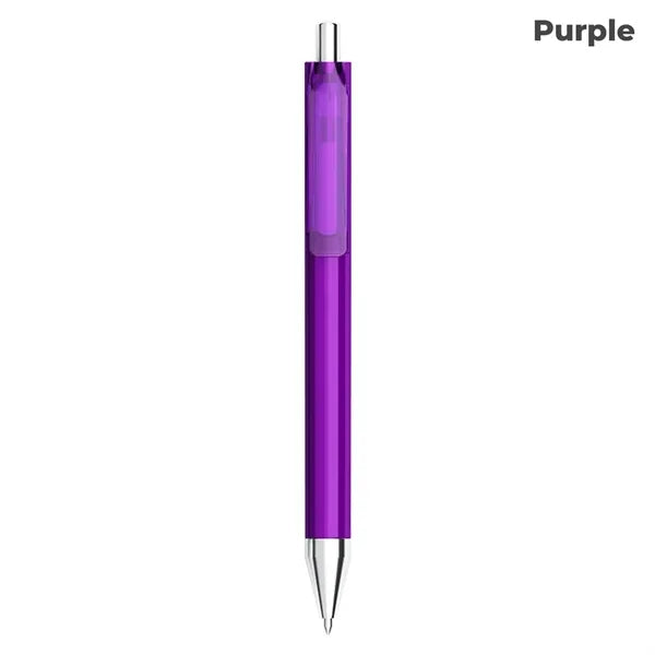 Wide-Clip Retractable Click Gel Pen