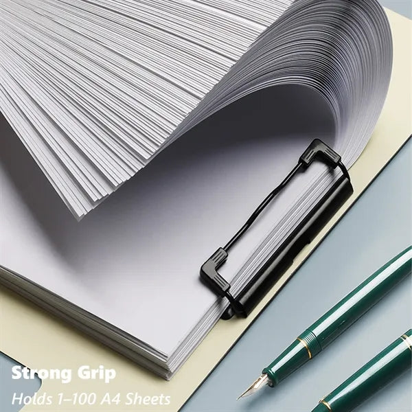 A4 Dual-Clip Folding Clipboard Folder