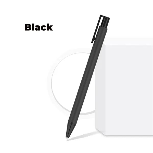 Weighted Matte Soft-Touch Click Gel Pen