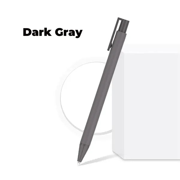 Weighted Matte Soft-Touch Click Gel Pen