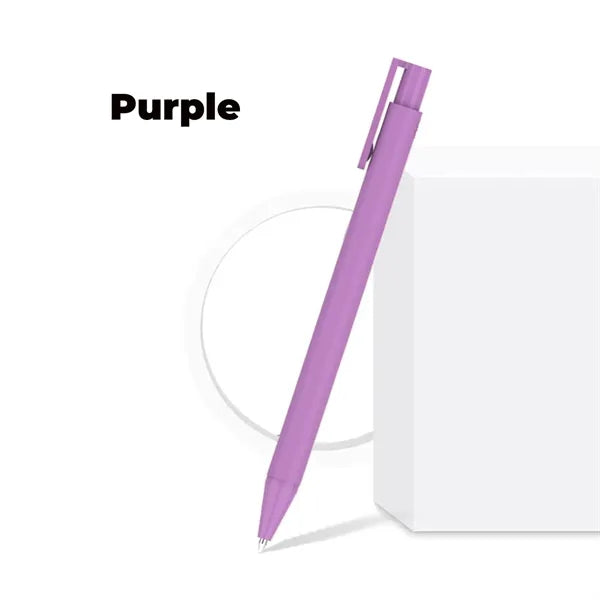 Weighted Matte Soft-Touch Click Gel Pen