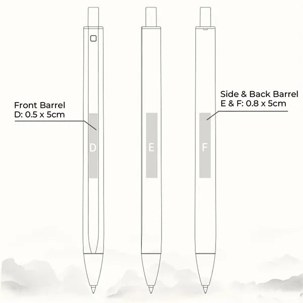 Minimalist Soft-Touch Click Gel Pen