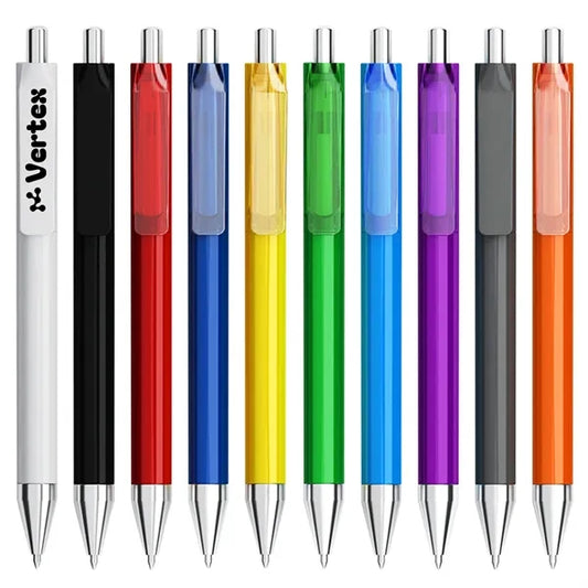 Wide-Clip Retractable Click Gel Pen