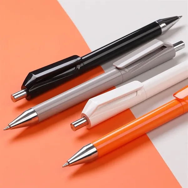 Wide-Clip Retractable Click Gel Pen