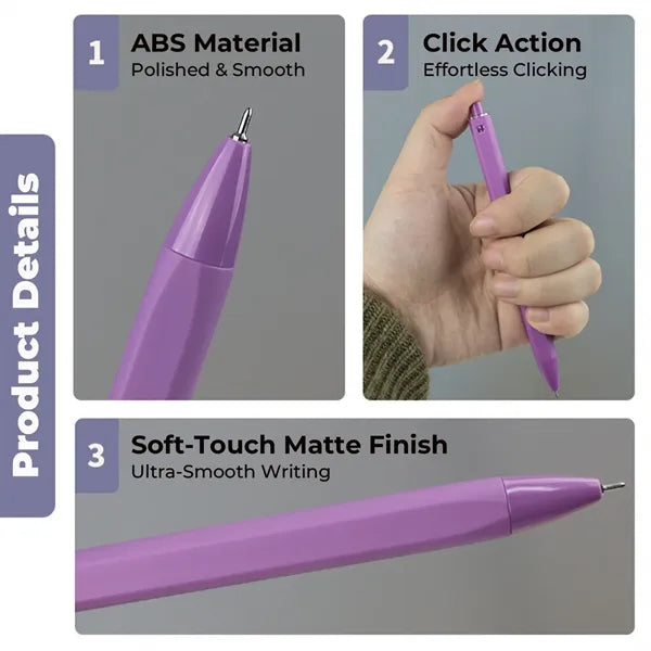 Minimalist Soft-Touch Click Gel Pen