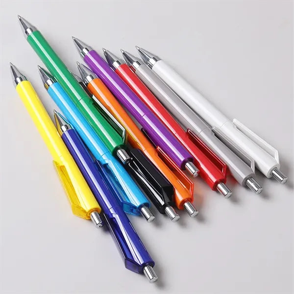 Wide-Clip Retractable Click Gel Pen