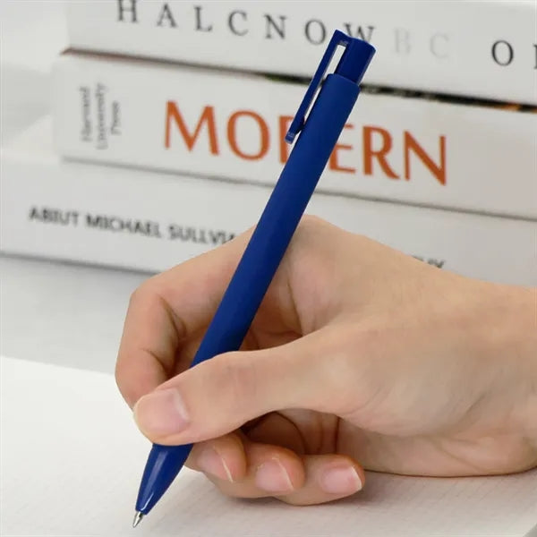 Weighted Matte Soft-Touch Click Gel Pen
