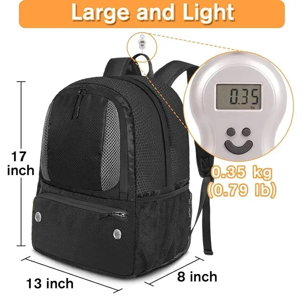 Lightweight Multi Compartment Soccer Backpack
