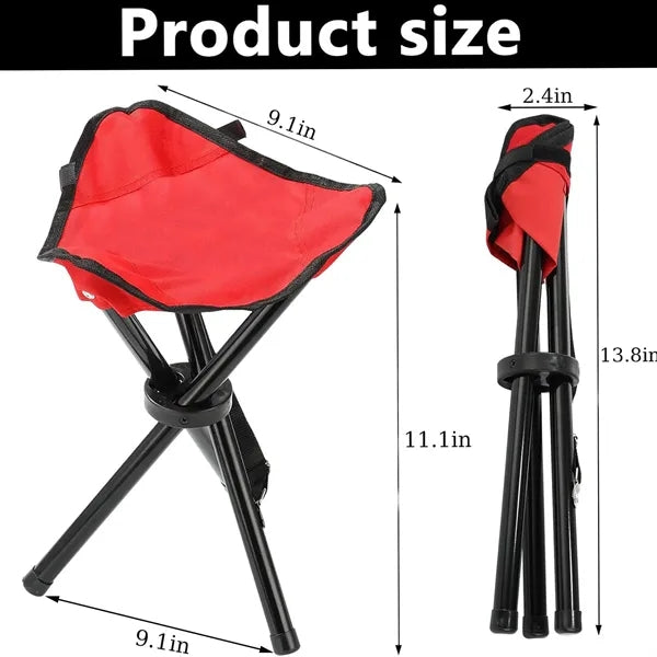 Lightweight Folding Tripod Camping Stool