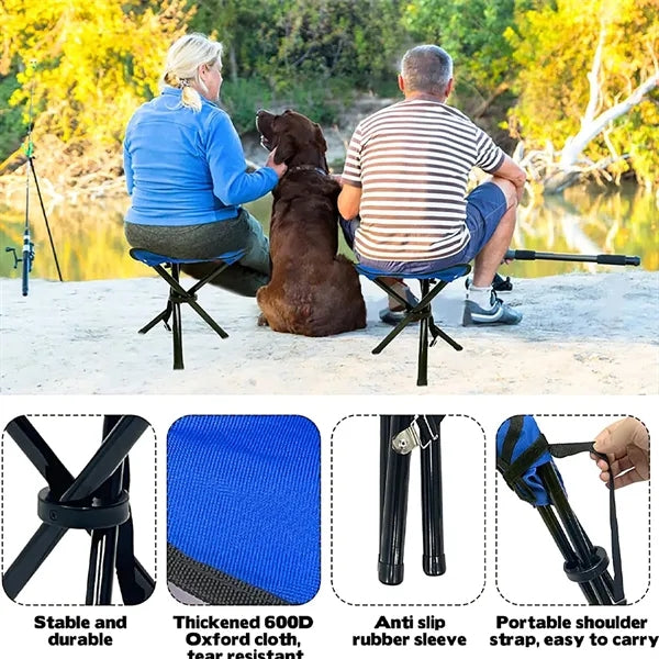 Lightweight Folding Tripod Camping Stool