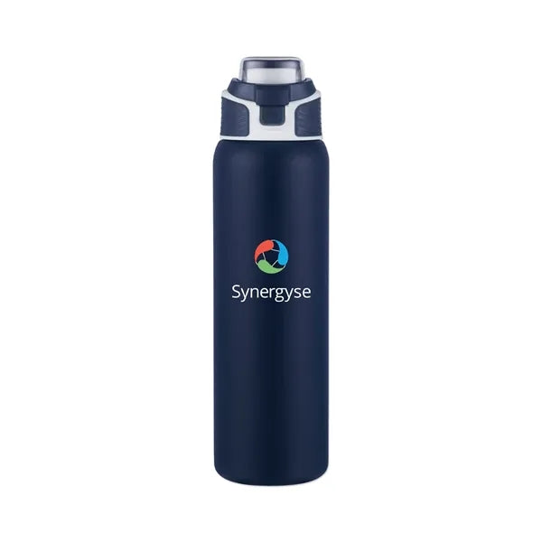 28 Oz Stainless Steel Vacuum Bottle with Easy Carry Handle L