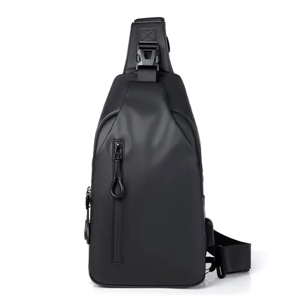 Sling Crossbody Bag for Men with USB Charging Port