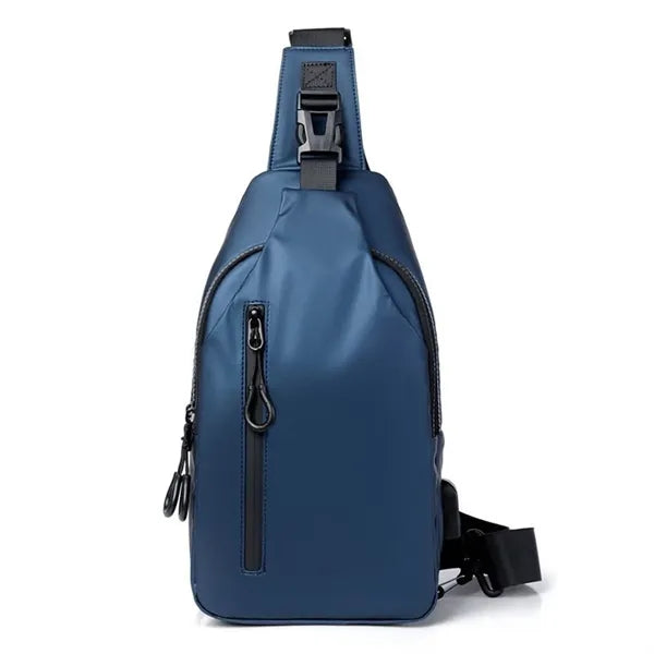Sling Crossbody Bag for Men with USB Charging Port