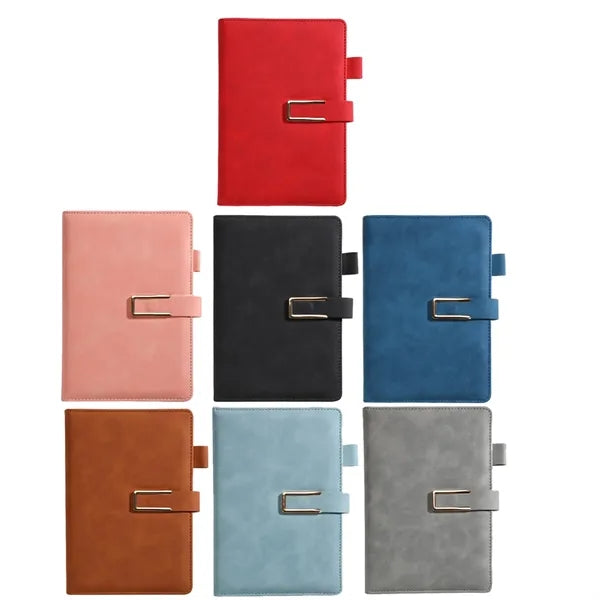 PU A5 Magnetic Closure Notepad w/Pen