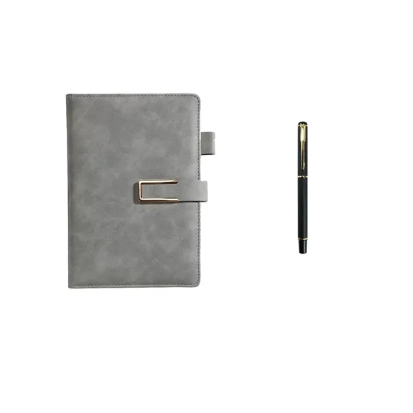 PU A5 Magnetic Closure Notepad w/Pen