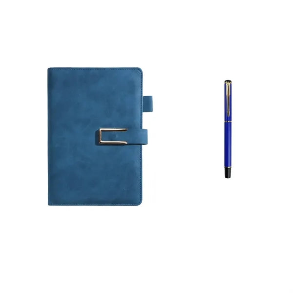 PU A5 Magnetic Closure Notepad w/Pen