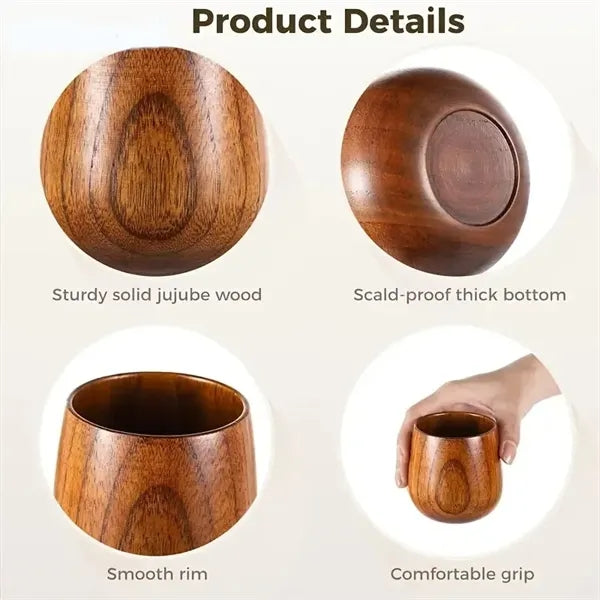 Wooden Tea Cups