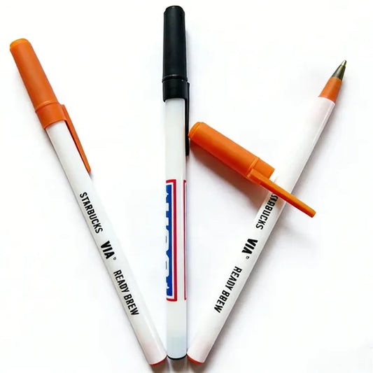 Cap-Type Plastic Ballpoint Pen