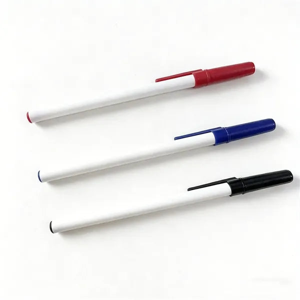 Cap-Type Plastic Ballpoint Pen