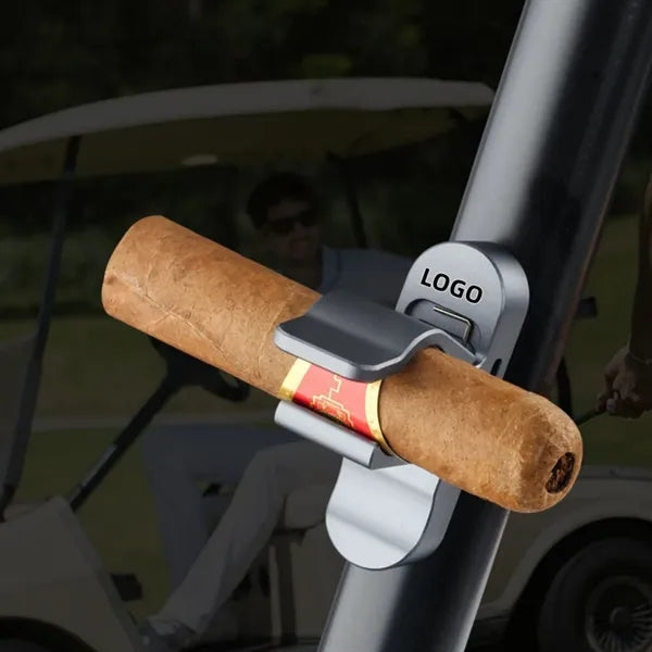 Magnetic Golf Cart Cigar Holder Secure Clip Solids