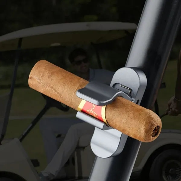 Magnetic Golf Cart Cigar Holder Secure Clip Solids