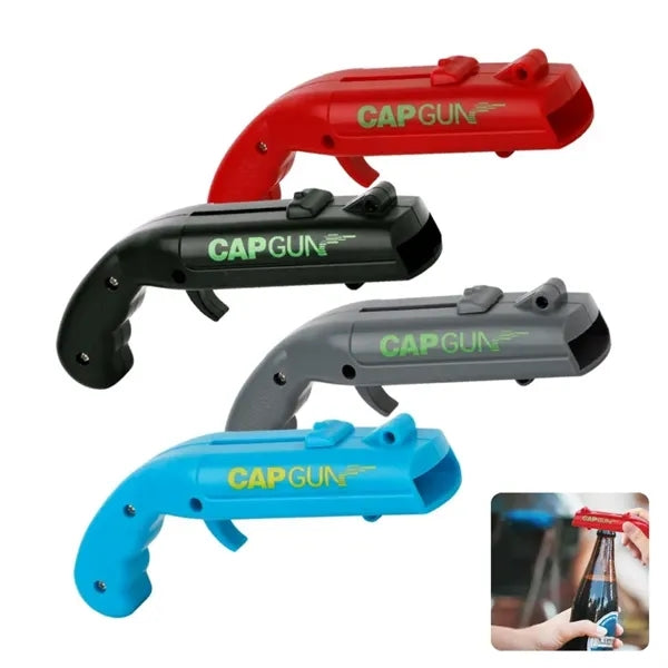 Bottle Opener with Cap Launcher