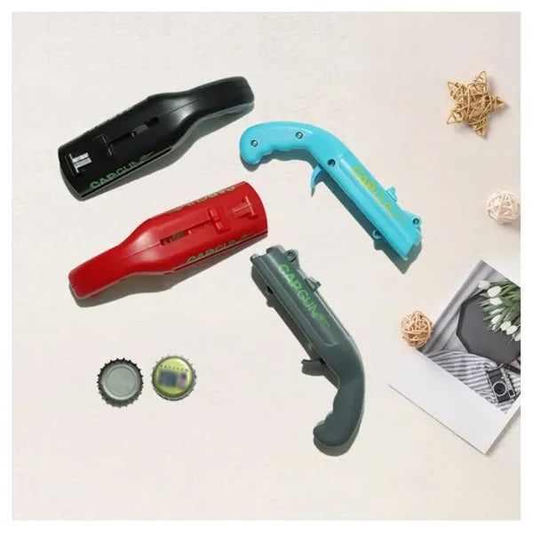 Bottle Opener with Cap Launcher