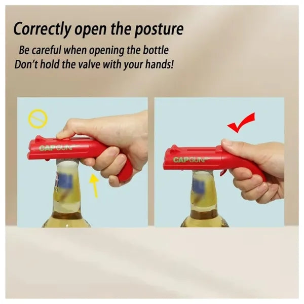 Bottle Opener with Cap Launcher
