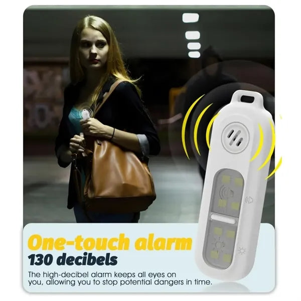Personal Safety Alarm with Strobe Lights