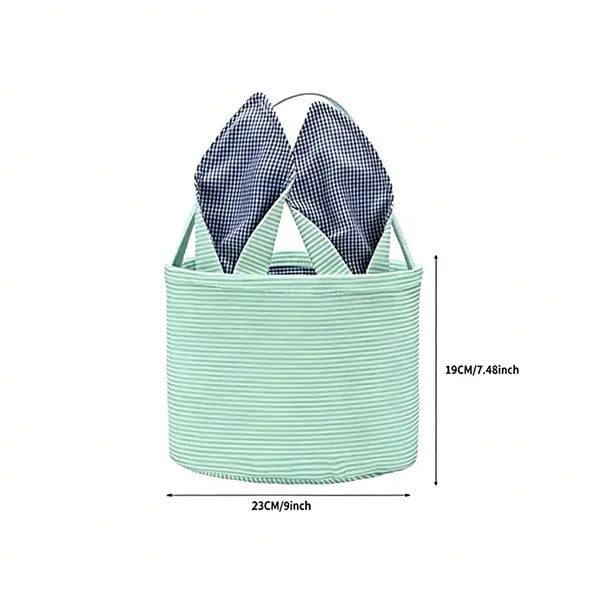 Barrel-Shaped Canvas Tote Bag