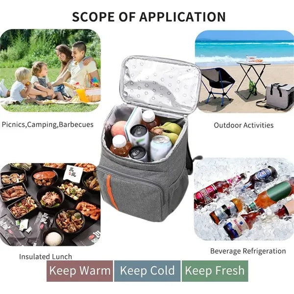 Large Oxford Insulated Portable Cooling Backpack