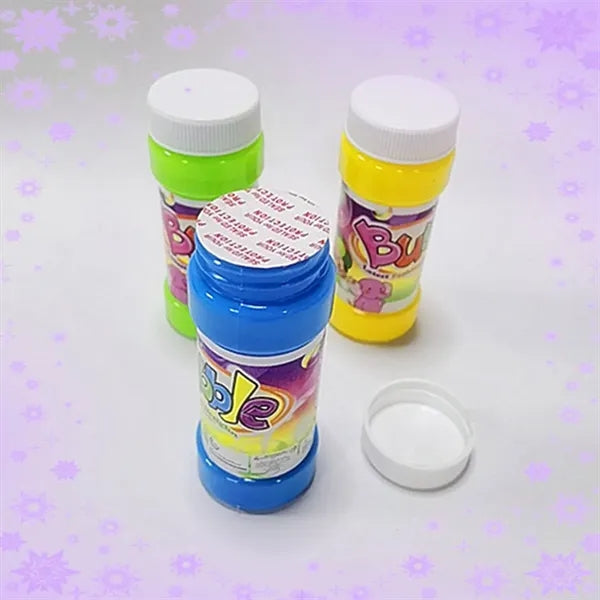 1.7oz Kids Plastic Bubble Solution Bottles DIY Storage