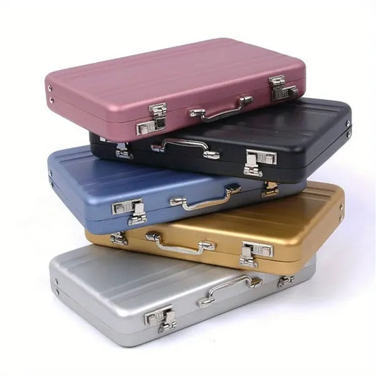 Aluminum Card Case Secure Portable Wallet For Travel