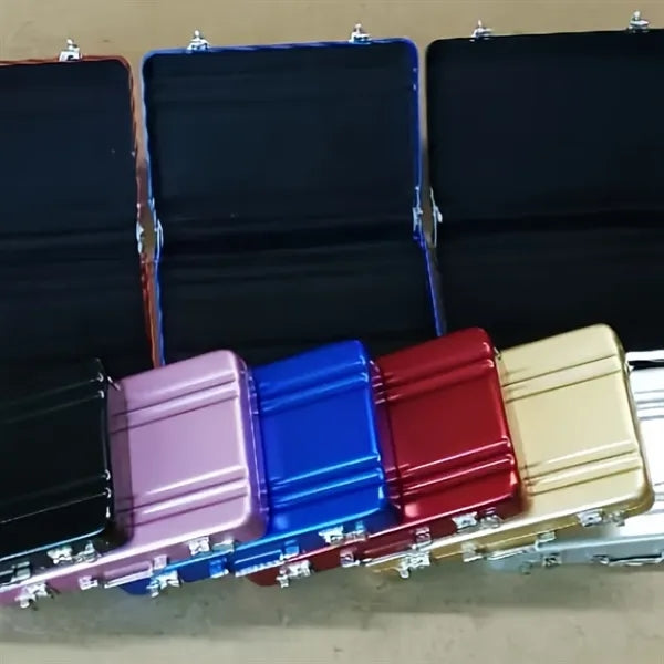 Aluminum Card Case Secure Portable Wallet For Travel