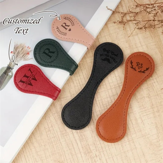 Magnetic Leather Bookmark For Reading Gifts