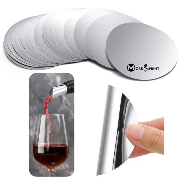 Thin Silver Aluminum Foil Wine Whisky Pourer Spout Disks