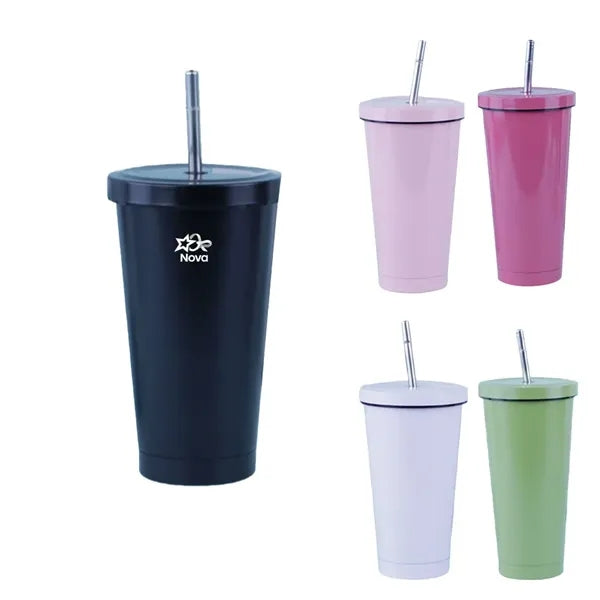 Simple Modern Insulated Tumbler with Lid and Straw