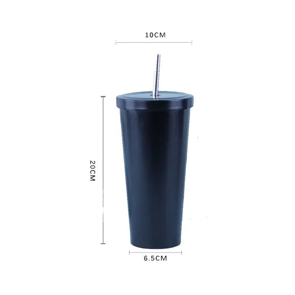 Simple Modern Insulated Tumbler with Lid and Straw