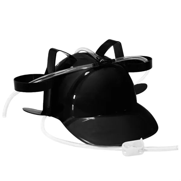 Dual Beverage Drinking Helmet For Parties Sport Fun
