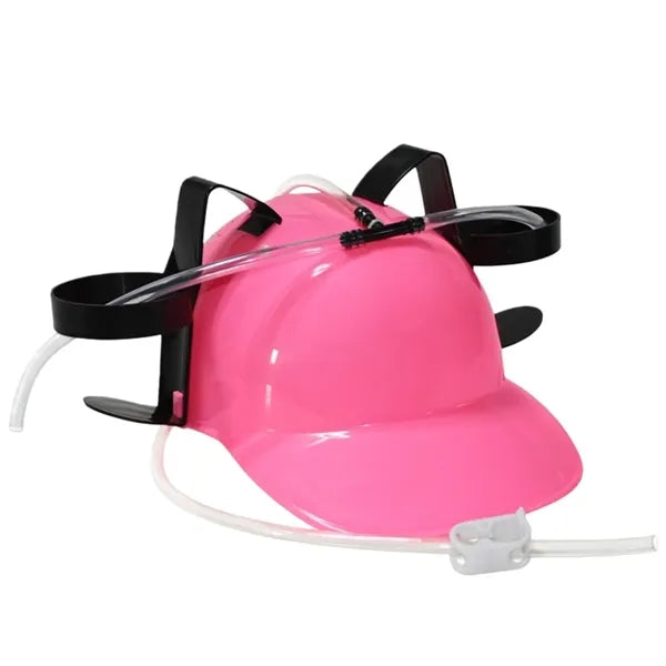 Dual Beverage Drinking Helmet For Parties Sport Fun